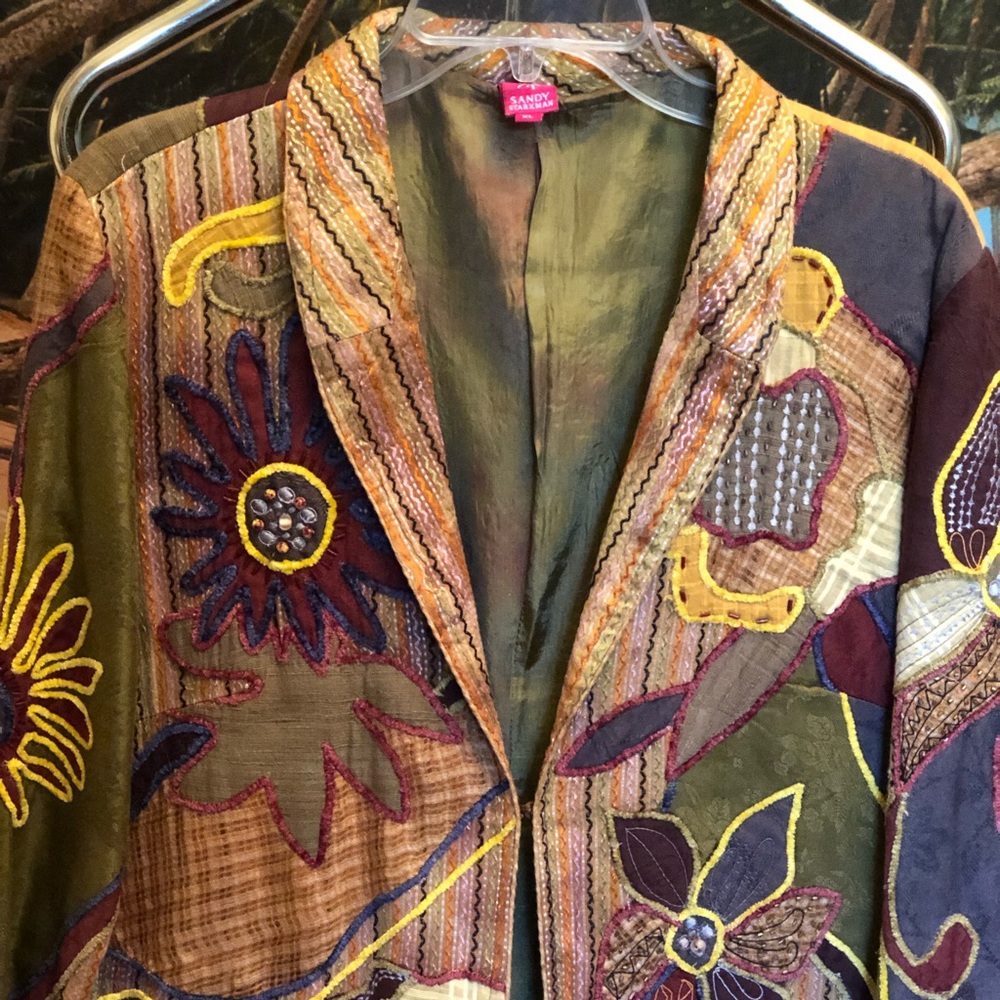 A Sandy Starkman Multi Colored Jacket